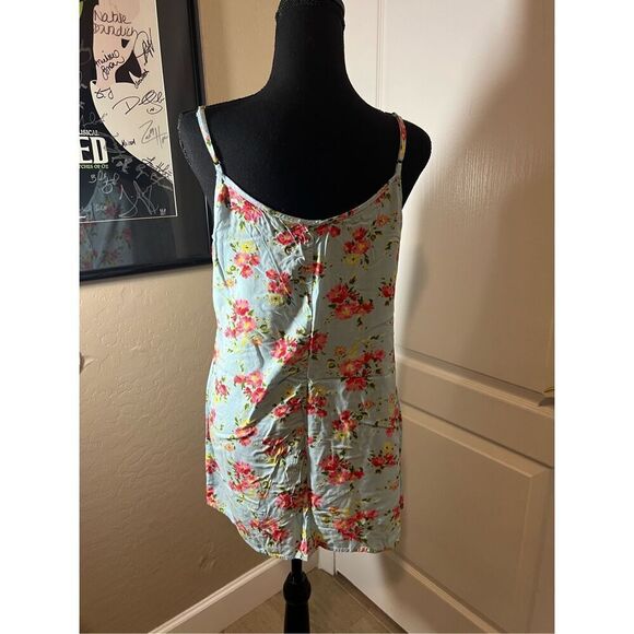Wet Seal light blue floral mini dress with pink accent flowers - Picture 2 of 5
